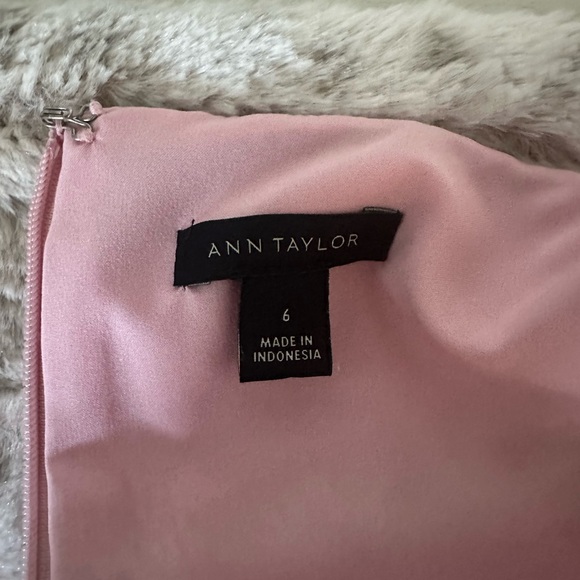 Pink Ann Taylor Dress with Scallop Detail - Picture 5 of 6